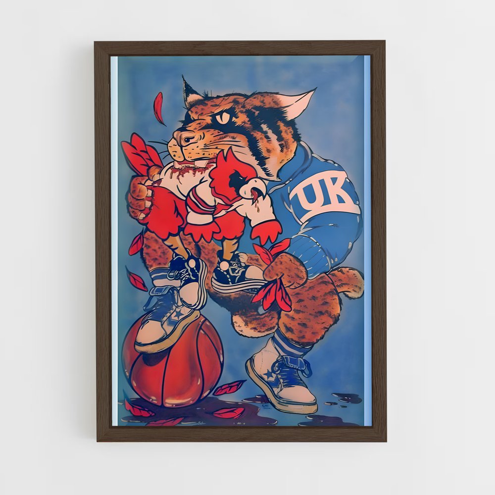 Poster Dunk de Félins – affiche Basketball (vue 5)
